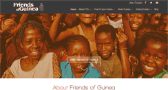 Desktop Screenshot of friendsofguinea.org
