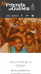 Mobile Screenshot of friendsofguinea.org