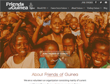 Tablet Screenshot of friendsofguinea.org